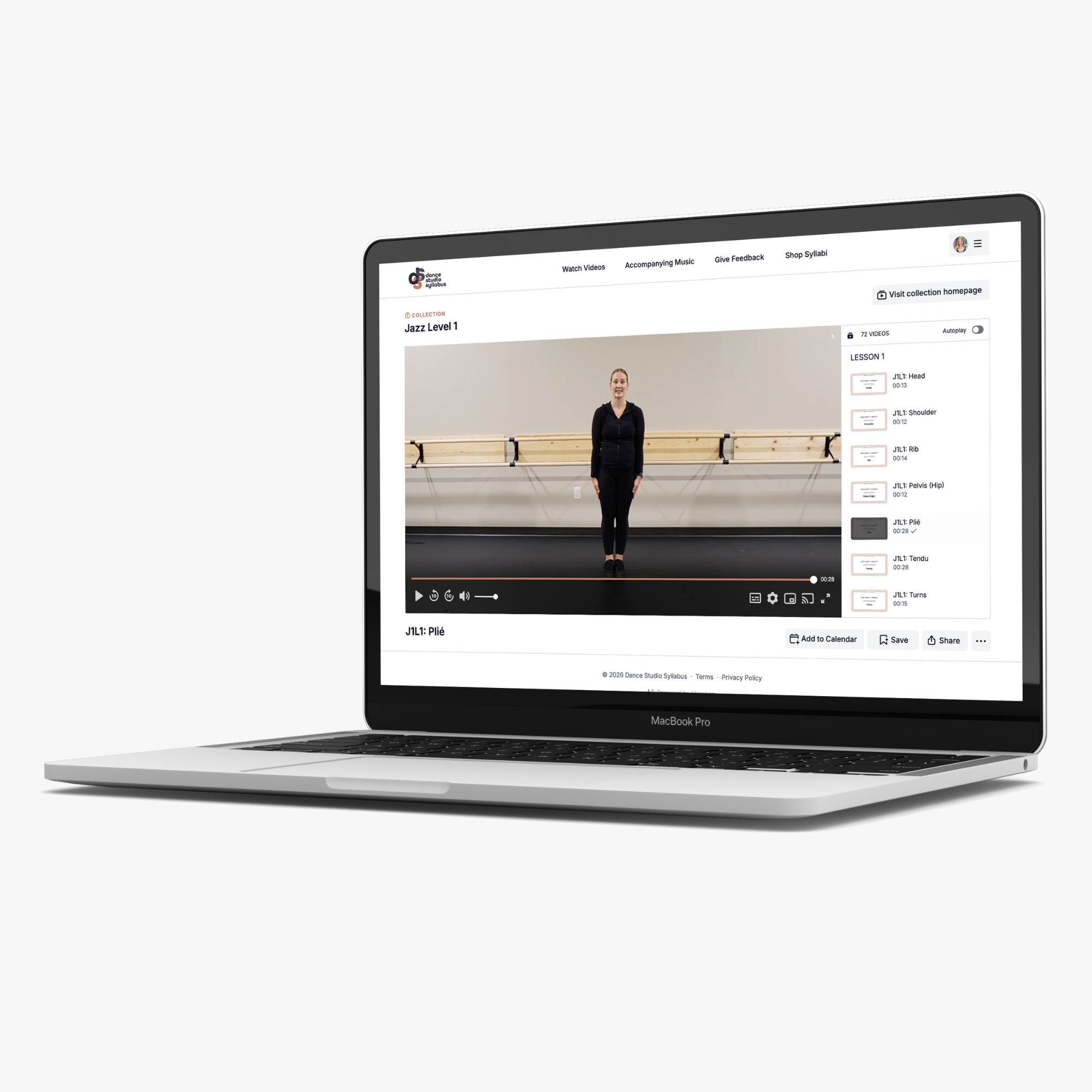 Video Demo Library - Dance Studio Syllabus