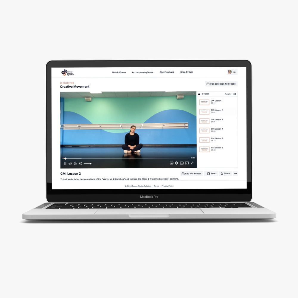Video Demo Library - Dance Studio Syllabus