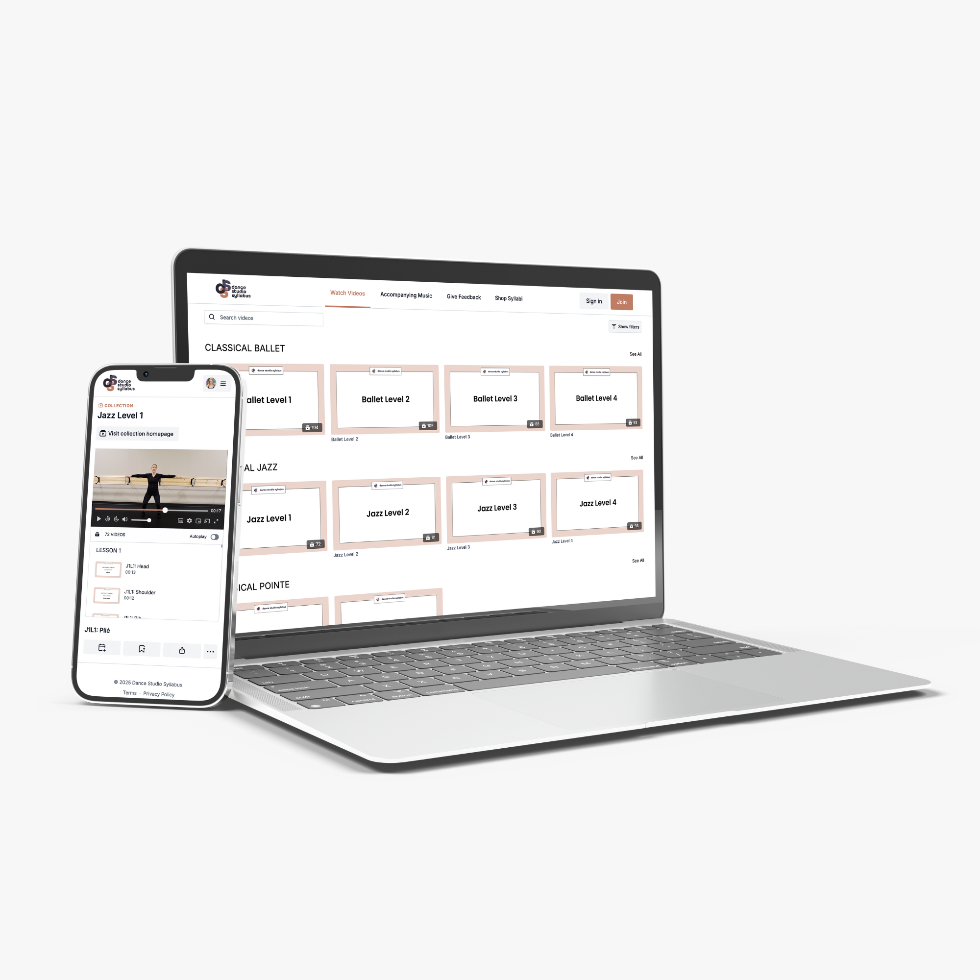 Video Demo Library - Dance Studio Syllabus