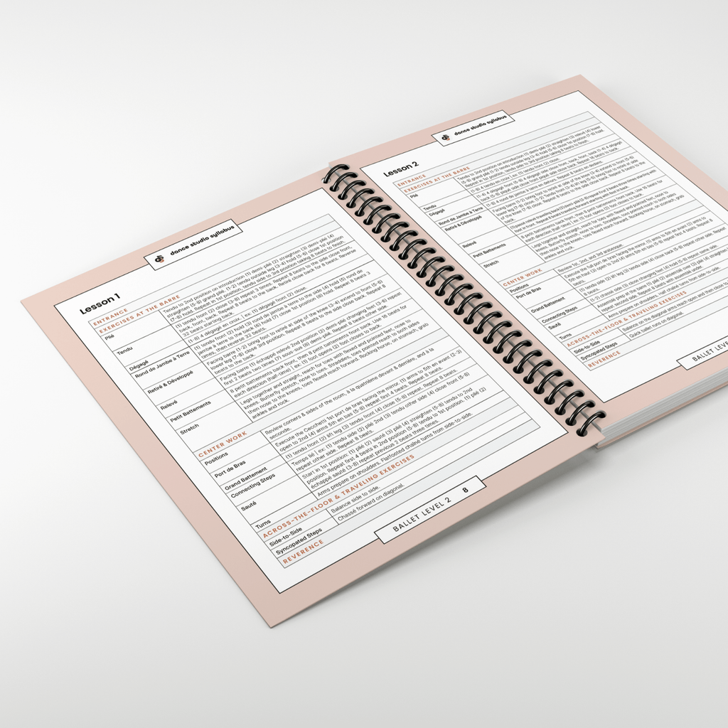 Ballet Level 2 (Spiral-Bound) - Dance Studio Syllabus