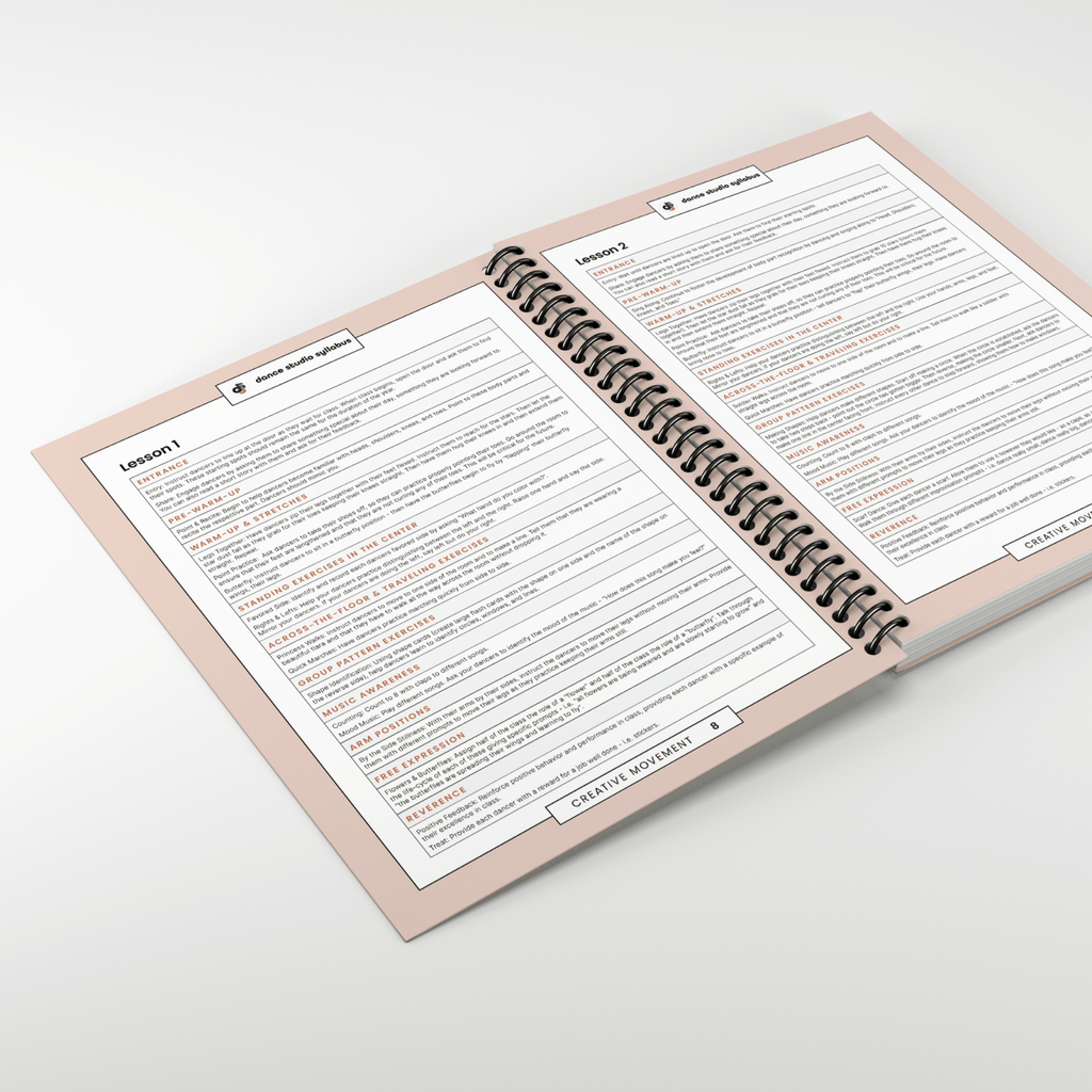 Creative Movement (Spiral-Bound) - Dance Studio Syllabus